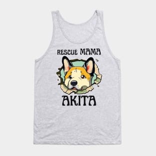 Akita dog Mom Tank Top